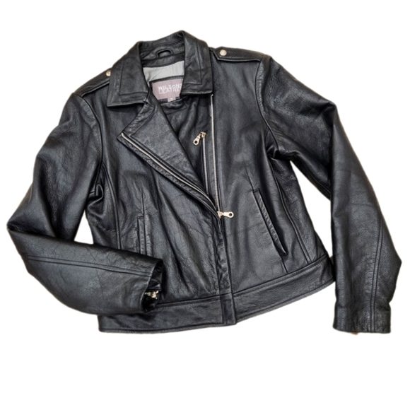 Wilsons Leather Jackets & Blazers - VINTAGE WILSONS LEATHER Moto Jacket,  Women's Medium